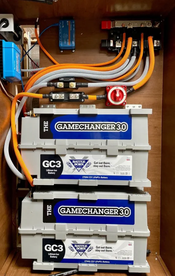 12V diagnostics on a fifth wheel parked at a Melbourne-area RV park