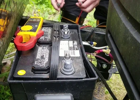 Renogy solar panel array on an RV roof