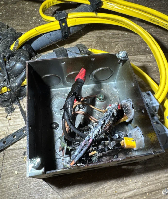 12V diagnostics on a fifth wheel parked at a Dallas-area RV park