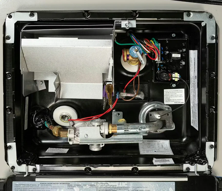 PEX line and water-pump work on a travel trailer in Saginaw