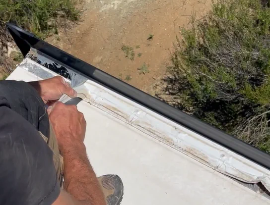RV Roof Repair on-site in Saginaw, TX