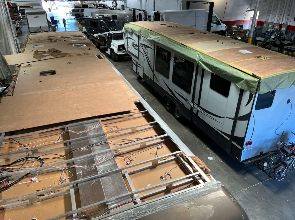 RV Roof Repair on-site in Melbourne, FL