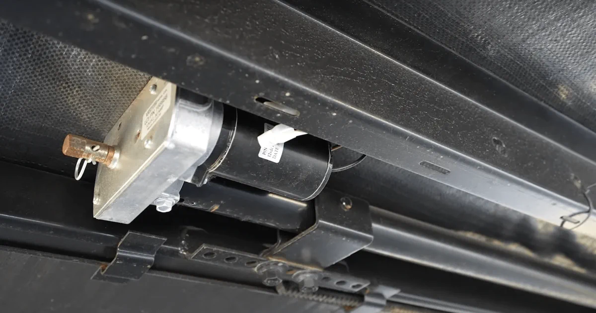 Slide topper fabric replacement on a Florida fifth wheel