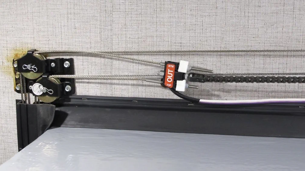 Schwintek in-wall slide motor swap on a Grand Design fifth wheel