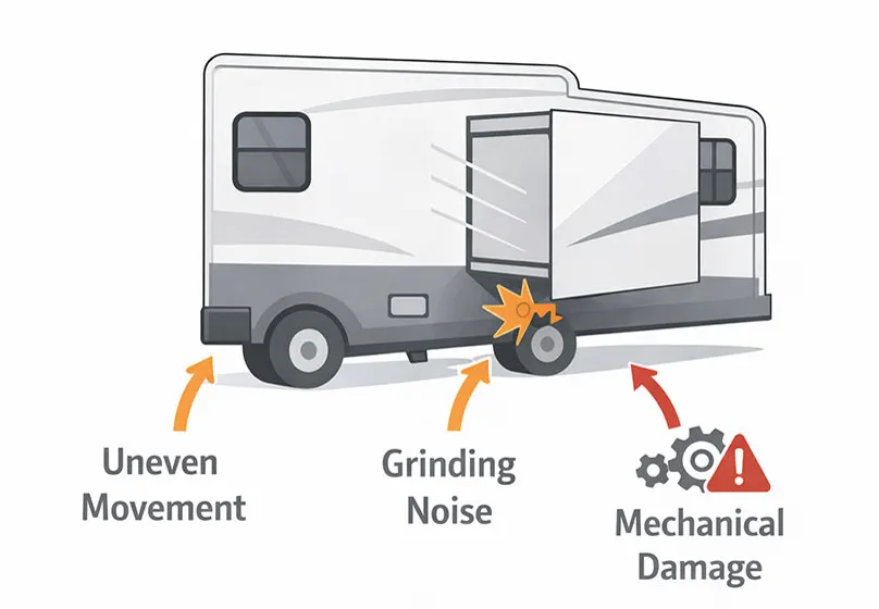 RV Slide-Outs on-site in Kent, WA